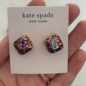 Kate Spade Multicolored Sparkle Stud Earrings